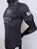 25-26 Man City Black Player Version Soccer Jersey