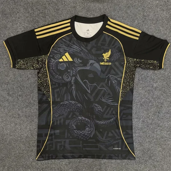 25-26 Mexico Black Special Edition Training shirts *蛇鹰