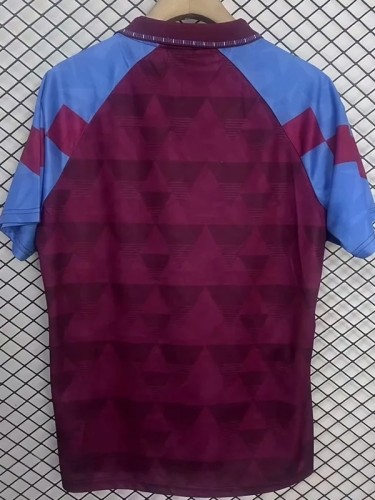 1990 Aston Villa Home Retro Soccer Jersey