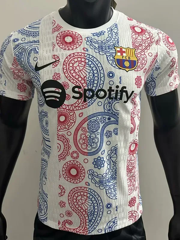 25-26 BAR White Special Edition Player Version Training Shirts