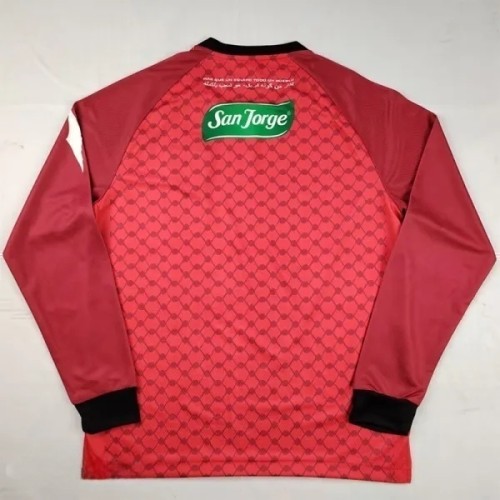 25-26 Deportivo Palestino Red Long Sleeve Soccer Jersey (长袖)