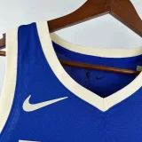 24-25 BUCKS ANTETOKOUNMP0 #34 Blue City Edition Top Quality Hot Pressing NBA Jersey (V领)