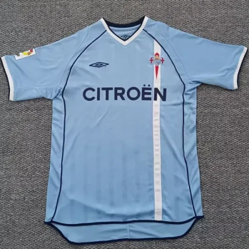 2001-2002 Celta Home Retro Soccer Jersey(带章)
