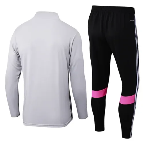2025 AD Grey Light gray Pull Tracksuit #07(半拉链)