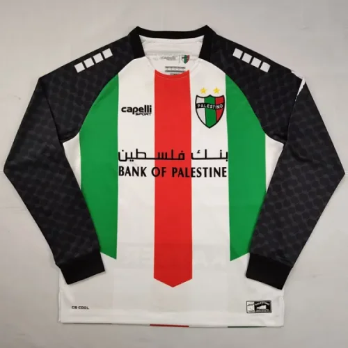 25-26 Deportivo Palestino Home Long Sleeve soccer Jersey (长袖)