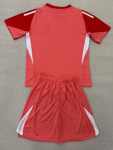25-26 RMA Orange GoalKeeper Kids Soccer Jersey
