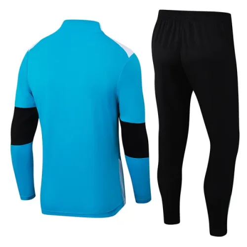 2025 JO Fancy blue Half Pull Tracksuit (半拉链)