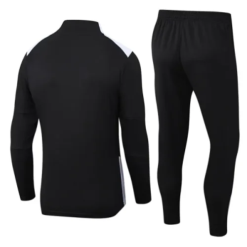 2025 J0M Black Half Pull Tracksuit (半拉链)