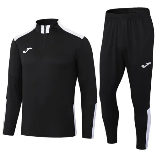 2025 J0M Black Half Pull Tracksuit (半拉链)