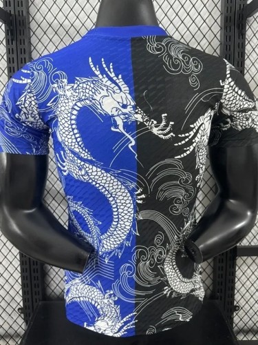 25-26 RMA Black Blue Special Edition Player Version Training Shirts (龙纹)