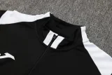 2025 J0M Black Half Pull Tracksuit (半拉链)