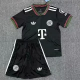 25-26 Bayern Black Kids Soccer Jersey