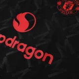 25-26 Man Utd Black Polo Short sleeve