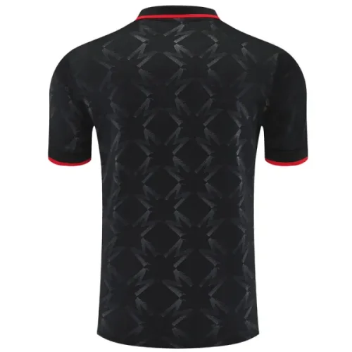 25-26 Man Utd Black Polo Short sleeve