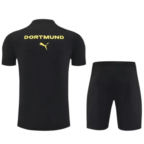 25-26 Dortmund Black Training Short Suit