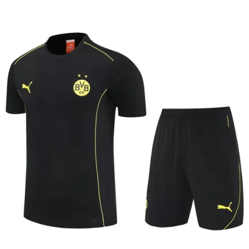 25-26 Dortmund Black Training Short Suit