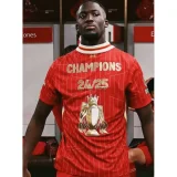 24-25 LIV Home Print CHAMPIONS 24/25 Fans SoccerJersey