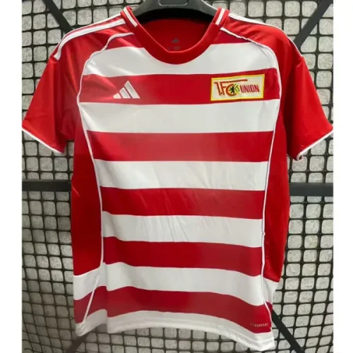 25-26 Berlin Union Red White Fans Soccer Jersey