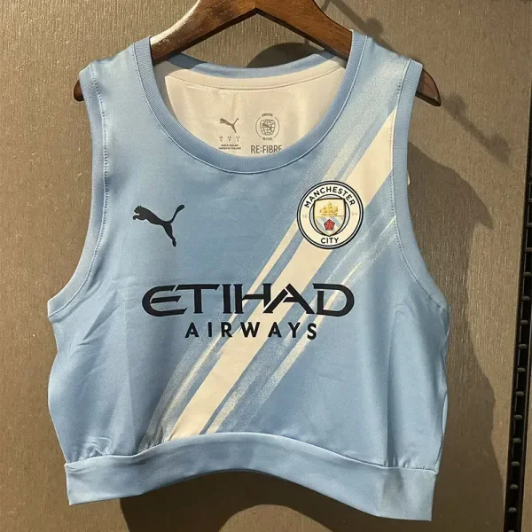 25-26 Man City Home women Yoga Vest (女)