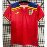 25-26 Romania Away Fans Soccer Jersey