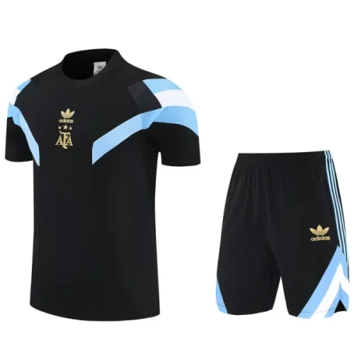 25-26 Argentina Black Training Short Suit