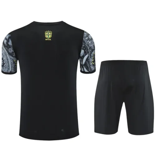25-26 Brazil Grey Training Short Suit