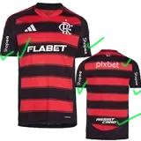 25-26 Flamengo Home Print Sponsor Fans Soccer Jersey