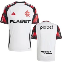 25-26 Flamengo Away Print Sponsor Fans Soccer Jersey