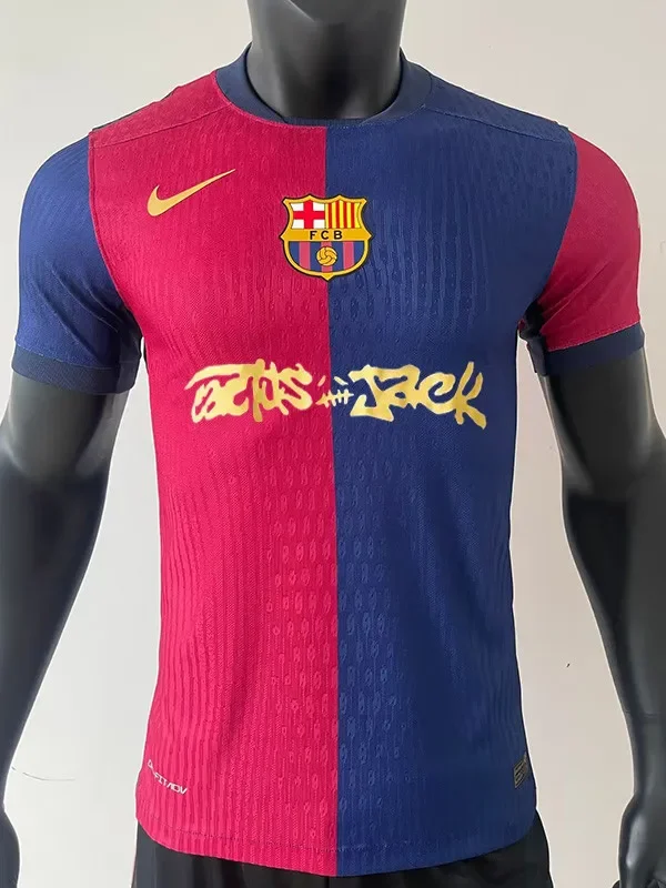 2024-25 BAR Home Limited Edition Player VersionSoccer Jersey (Print Cactus Jack)印