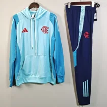 25-26 Flamengo Light blue Hoodie Tracksuit (卫衣套装)