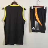 25-26 Atletico Mineiro Black Tank top and shorts suit