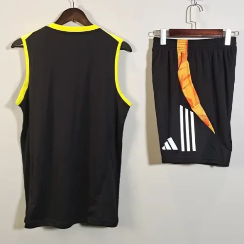 25-26 Atletico Mineiro Black Tank top and shorts suit