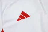 25-26 Bayern White Half Pull Tracksuit #B2530(半拉链)