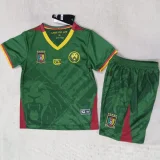 25-26 Cameroon Home Kids Soccer Jersey