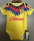 25-26 Club America Yellow Baby Infant Crawl Suit
