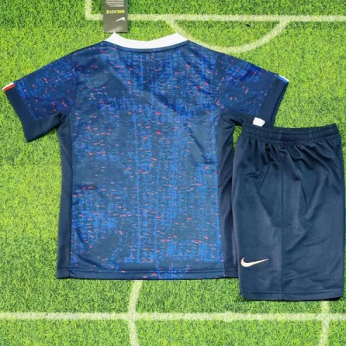 25-26 France W Home Kids Soccer Jersey