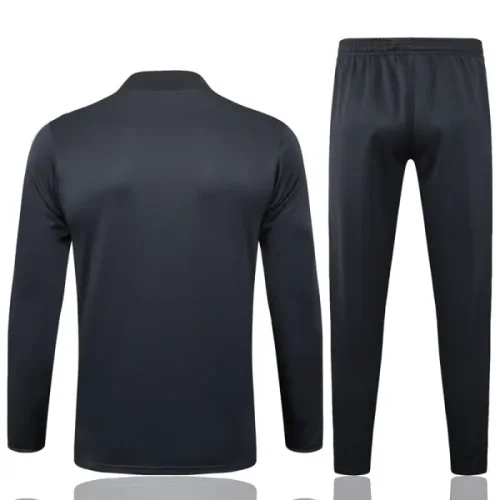 25-26 Argentina Dark gray Half Pull Tracksuit #B2529(半拉链)