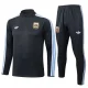 25-26 Argentina Dark gray Half Pull Tracksuit #B2529(半拉链)