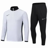 2025 NK White Half Pull Tracksuit #08 (半拉链)