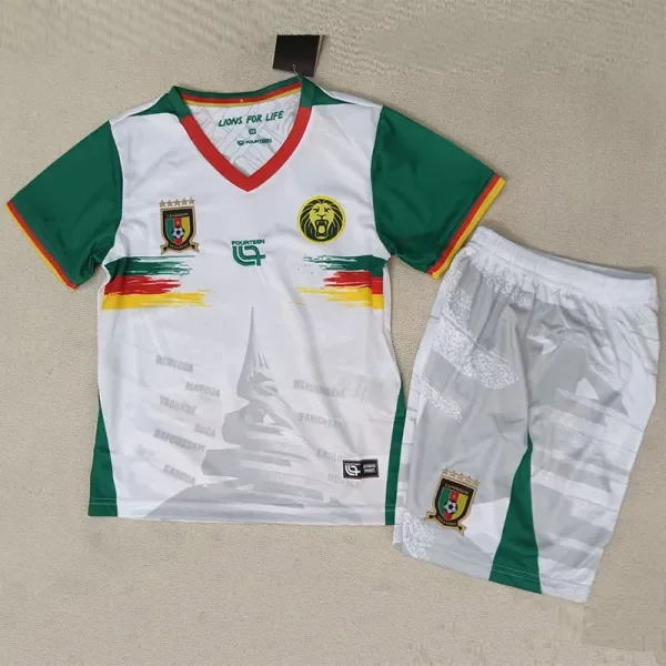 25-26 Cameroon Third Kids Soccer Jersey