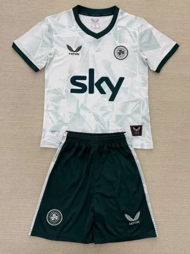 25-26 lreland W Away Kids Soccer Jersey