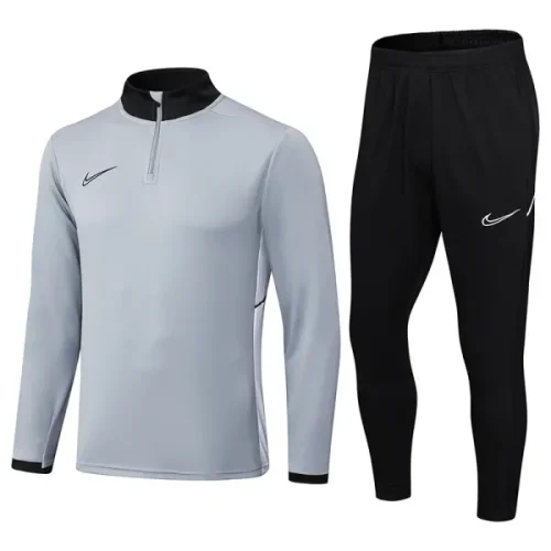 2025 NK Grey Half Pull Tracksuit #08 (半拉链)