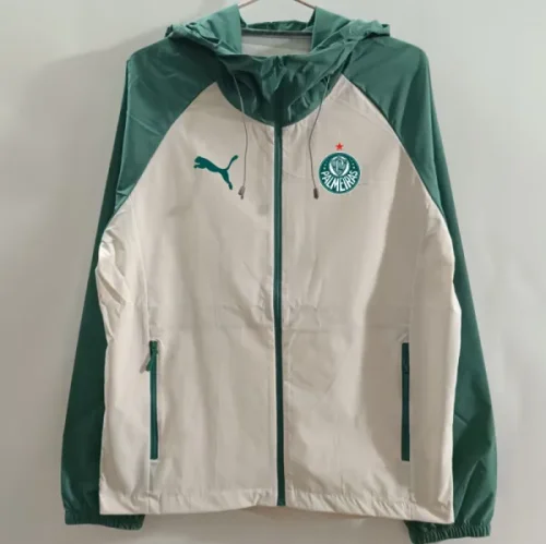 25-26 Palmeiras White Green Windbreaker