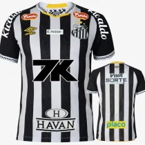 25-26 Santos FC Away Print Sponsor Fans Soccer Jersey