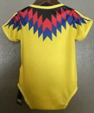 25-26 Club America Yellow Baby Infant Crawl Suit