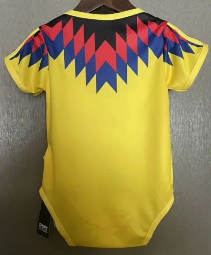 25-26 Club America Yellow Baby Infant Crawl Suit