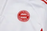 25-26 Bayern White Half Pull Tracksuit #B2530(半拉链)