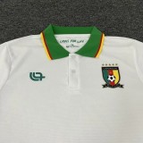 25-26 Cameroon White Polo Short Sleeve (有领)