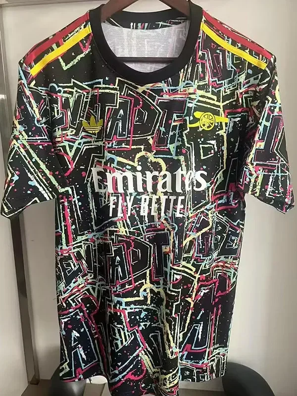 25-26 ARs Black Special Edition Fans Training shirts (涂鸦混色)