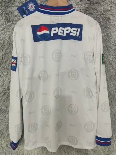 1998-1999 Cruz Azul Away Long Sleeve Retro Soccer Jersey(长袖)